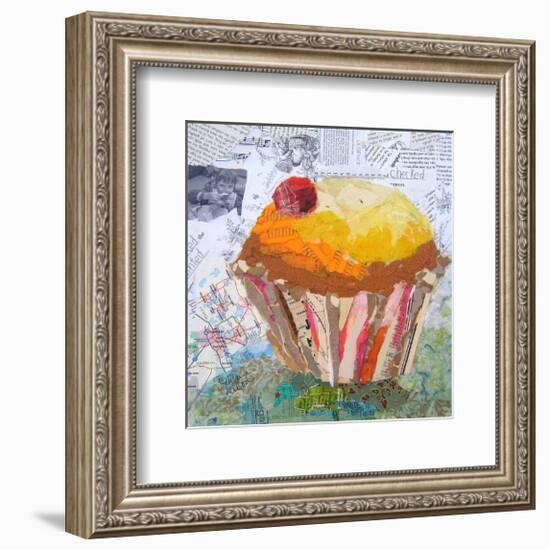 Lemon Tea Cake-null-Framed Art Print