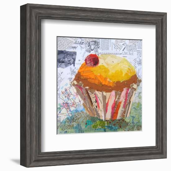 Lemon Tea Cake-null-Framed Art Print