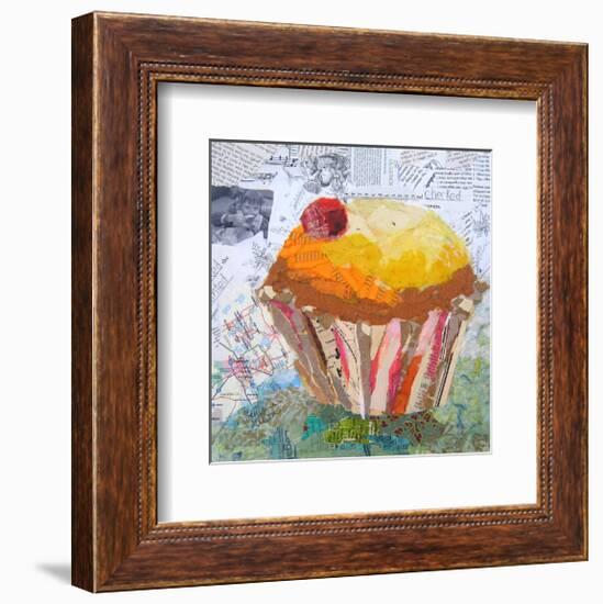 Lemon Tea Cake-null-Framed Art Print