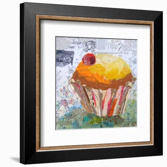 Lemon Tea Cake-null-Framed Art Print