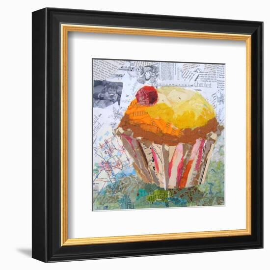 Lemon Tea Cake-null-Framed Art Print