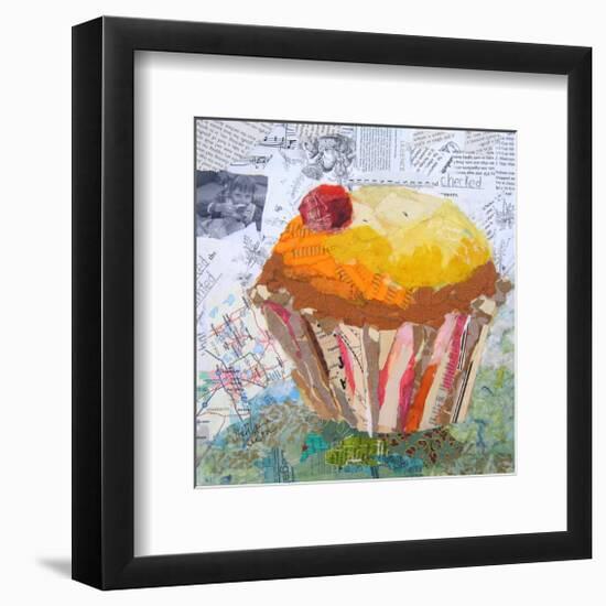 Lemon Tea Cake-null-Framed Art Print