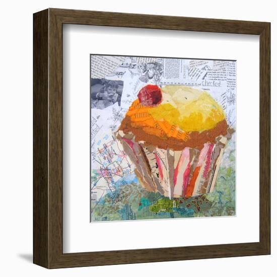 Lemon Tea Cake-null-Framed Art Print