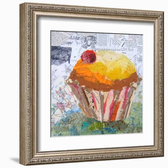 Lemon Tea Cake-null-Framed Art Print