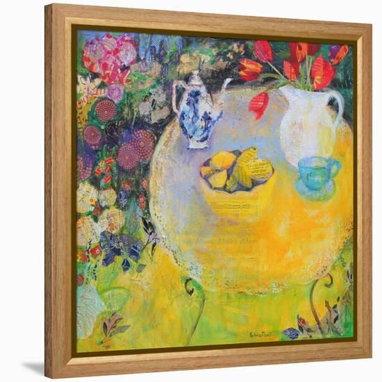 Lemon Tea in the Garden-Sylvia Paul-Framed Premier Image Canvas