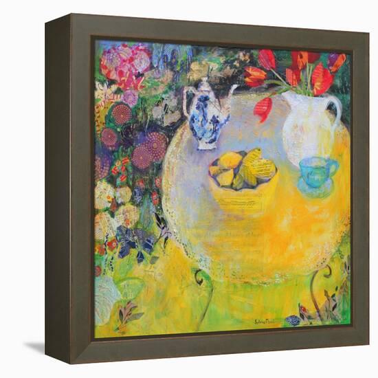 Lemon Tea in the Garden-Sylvia Paul-Framed Premier Image Canvas