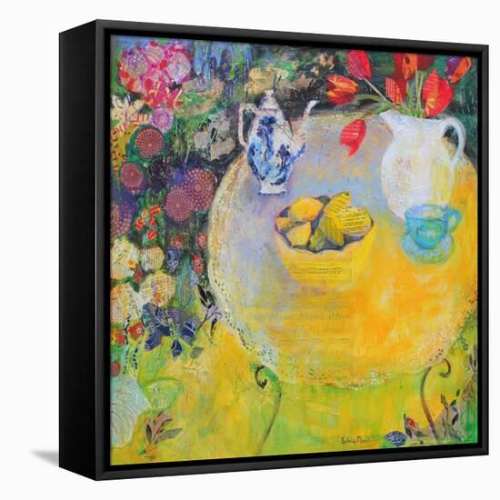 Lemon Tea in the Garden-Sylvia Paul-Framed Premier Image Canvas