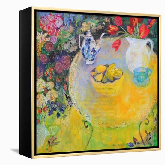 Lemon Tea in the Garden-Sylvia Paul-Framed Premier Image Canvas