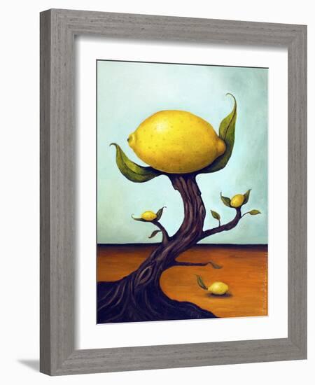 Lemon Tree Surreal-Leah Saulnier-Framed Giclee Print