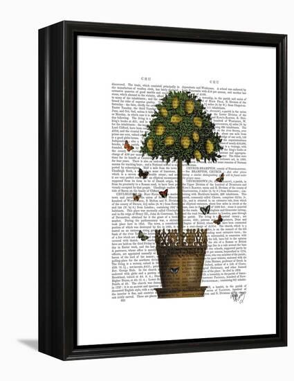 Lemon Tree-Fab Funky-Framed Stretched Canvas