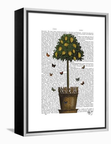 Lemon Tree-Fab Funky-Framed Stretched Canvas