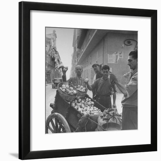 Lemon Vendors-J^ R^ Eyerman-Framed Photographic Print