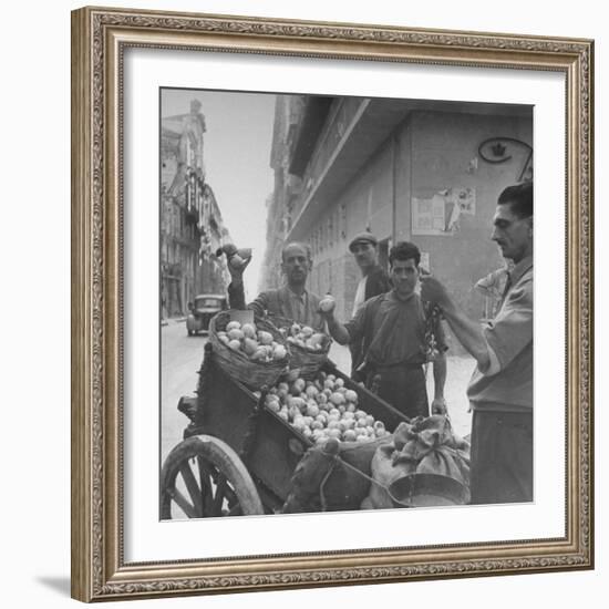 Lemon Vendors-J^ R^ Eyerman-Framed Photographic Print