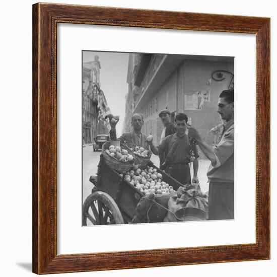 Lemon Vendors-J^ R^ Eyerman-Framed Photographic Print