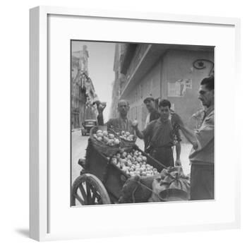 Lemon Vendors-J. R. Eyerman-Framed Photographic Print