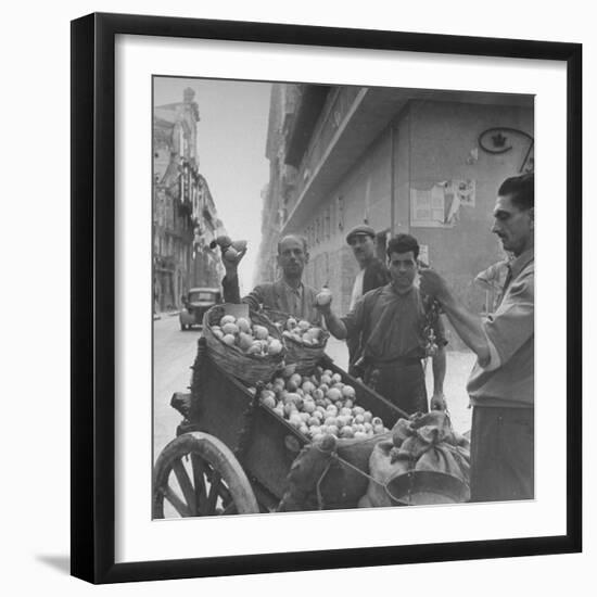 Lemon Vendors-J^ R^ Eyerman-Framed Photographic Print