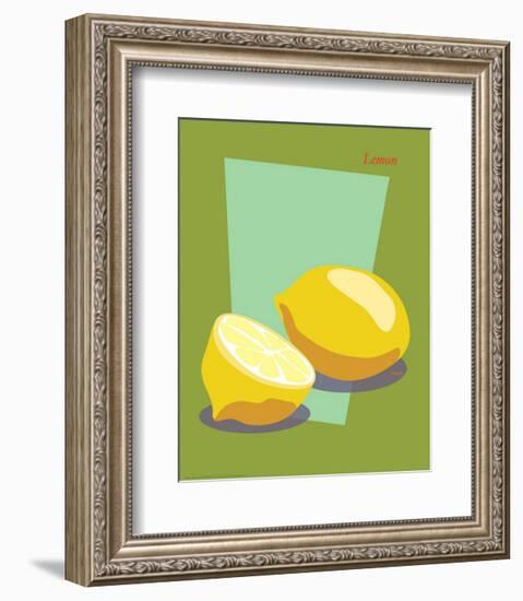 Lemon-ATOM-Framed Giclee Print