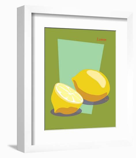 Lemon-ATOM-Framed Giclee Print