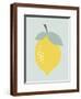 Lemon-Nanamia Design-Framed Art Print