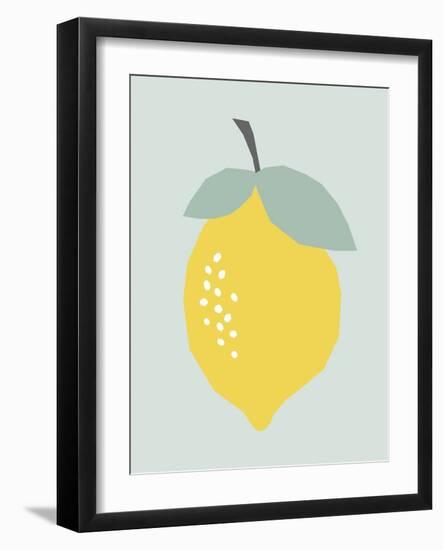 Lemon-Nanamia Design-Framed Art Print