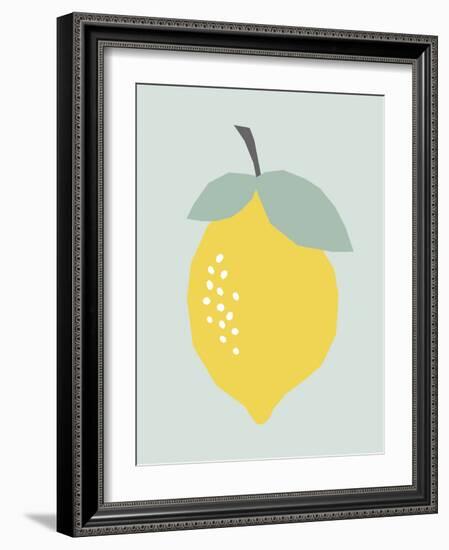 Lemon-Nanamia Design-Framed Art Print