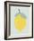 Lemon-Nanamia Design-Framed Art Print