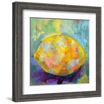 Lemon-Jeanette Vertentes-Framed Art Print