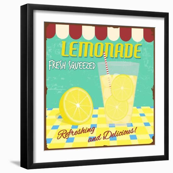 Lemonade Poster-radubalint-Framed Premium Giclee Print