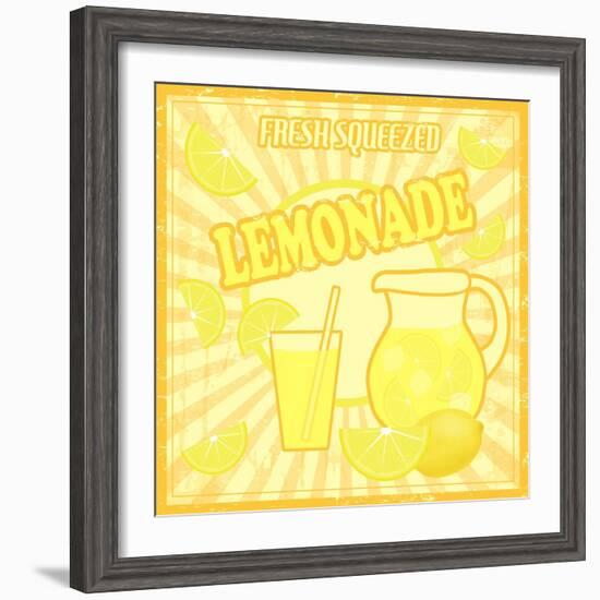 Lemonade Poster-radubalint-Framed Premium Giclee Print