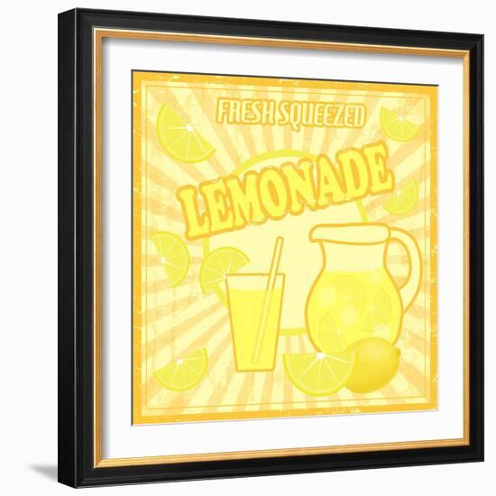 Lemonade Poster-radubalint-Framed Premium Giclee Print