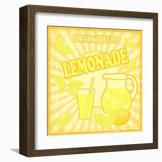 Lemonade Poster-radubalint-Framed Art Print