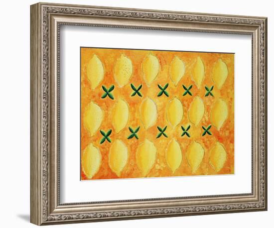 Lemons, 2004-Julie Nicholls-Framed Giclee Print