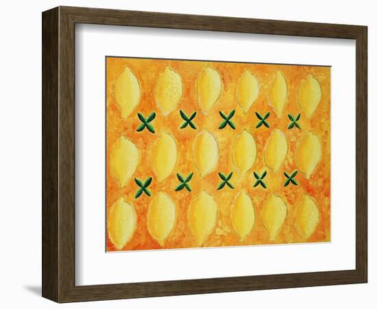 Lemons, 2004-Julie Nicholls-Framed Giclee Print