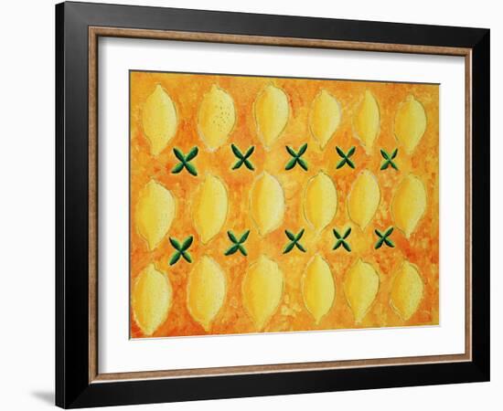 Lemons, 2004-Julie Nicholls-Framed Giclee Print