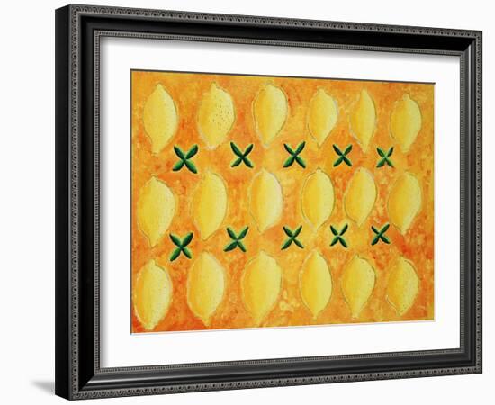 Lemons, 2004-Julie Nicholls-Framed Giclee Print