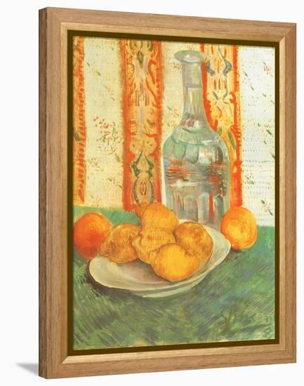 Lemons and Decanter, 1887-Vincent van Gogh-Framed Premier Image Canvas