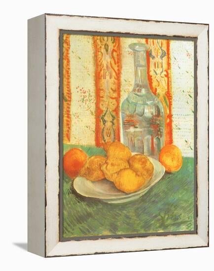 Lemons and Decanter, 1887-Vincent van Gogh-Framed Premier Image Canvas