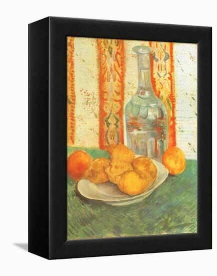 Lemons and Decanter, 1887-Vincent van Gogh-Framed Premier Image Canvas