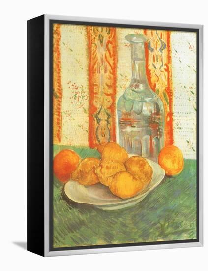 Lemons and Decanter, 1887-Vincent van Gogh-Framed Premier Image Canvas