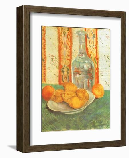 Lemons and Decanter, 1887-Vincent van Gogh-Framed Giclee Print