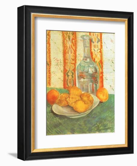 Lemons and Decanter, 1887-Vincent van Gogh-Framed Giclee Print