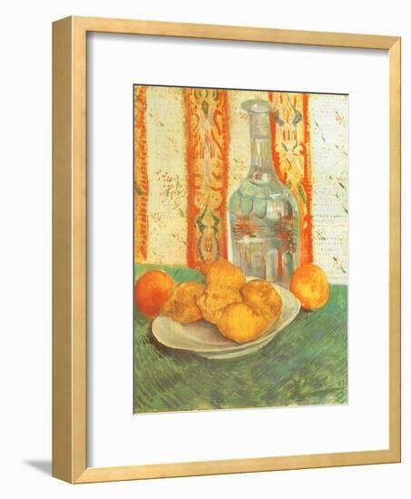 Lemons and Decanter, 1887-Vincent van Gogh-Framed Giclee Print