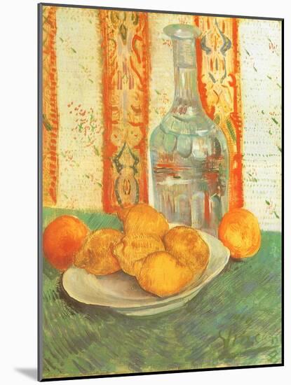 Lemons and Decanter, 1887-Vincent van Gogh-Mounted Giclee Print