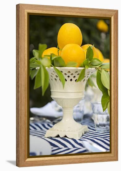 Lemons III-Karyn Millet-Framed Premier Image Canvas