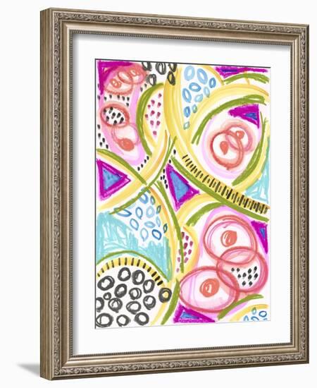 Lemons or Grapefruit-Jennifer McCully-Framed Giclee Print