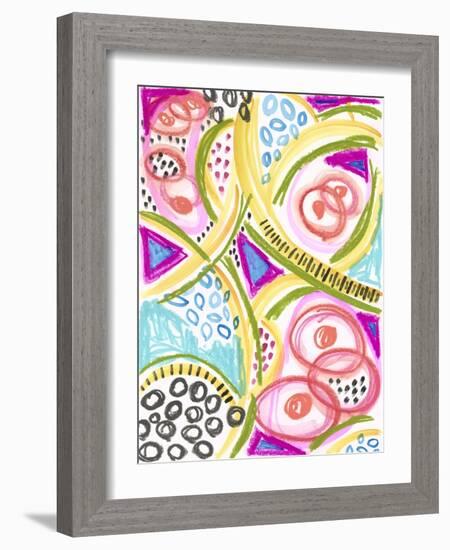 Lemons or Grapefruit-Jennifer McCully-Framed Giclee Print