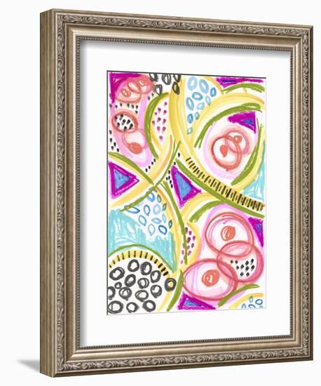 Lemons or Grapefruit-Jennifer McCully-Framed Giclee Print