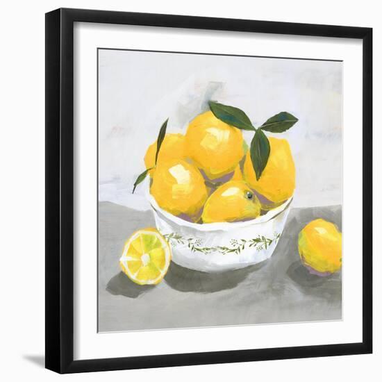 Lemons-Isabelle Z-Framed Art Print