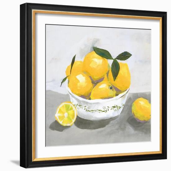 Lemons-Isabelle Z-Framed Art Print