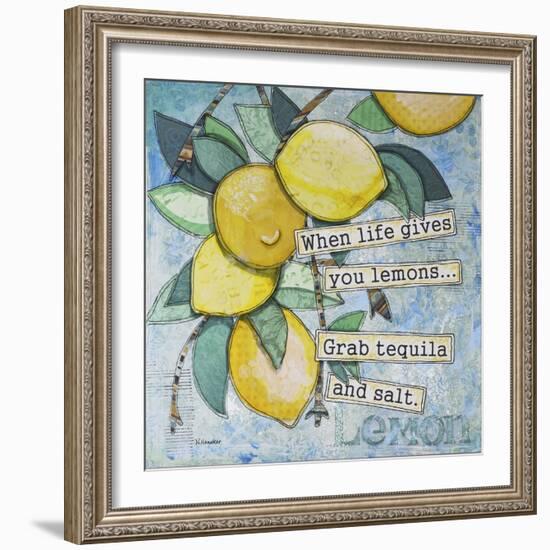 Lemony Life-Let Your Art Soar-Framed Giclee Print